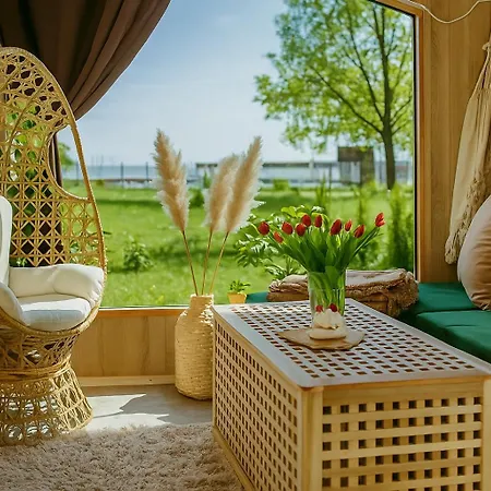 Herbals - Tree&lake With Bath, Sauna, Bikes, Motorboat Mielno (Koszalin)