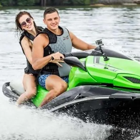 Herbals - Tree&lake With Bath, Sauna, Bikes, Motorboat * Mielno (Koszalin)